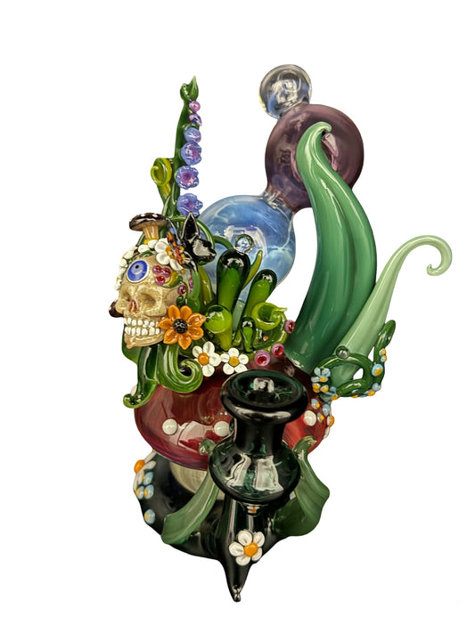 Sol Fire Glass Mushroom Rig