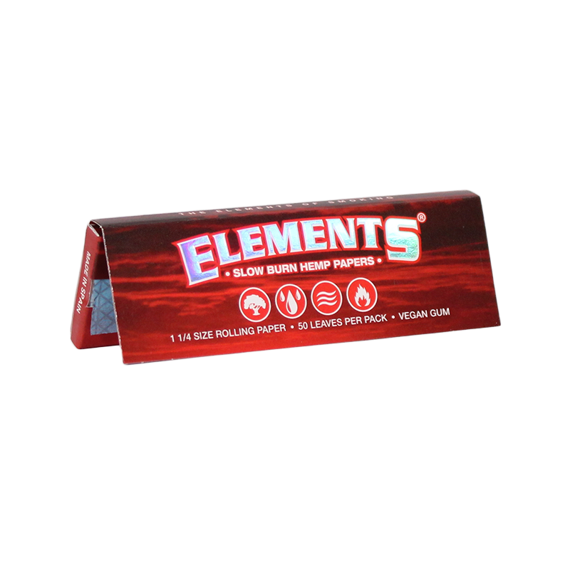 Elements Red 1 1/4 Rolling Papers