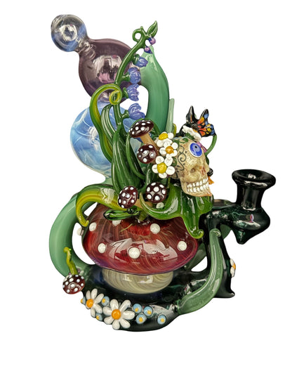 Sol Fire Glass Mushroom Rig
