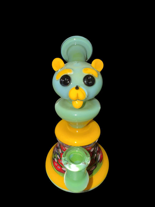 Shurlok Holm Glass Heady Teddy Rig with Millie Work