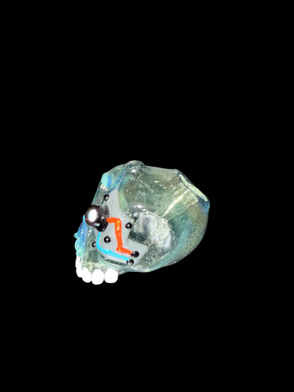 Villian Glass Terpinator Skull