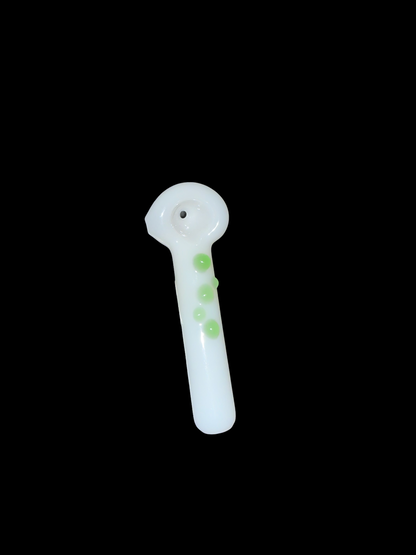 White Spoon With Color Dots