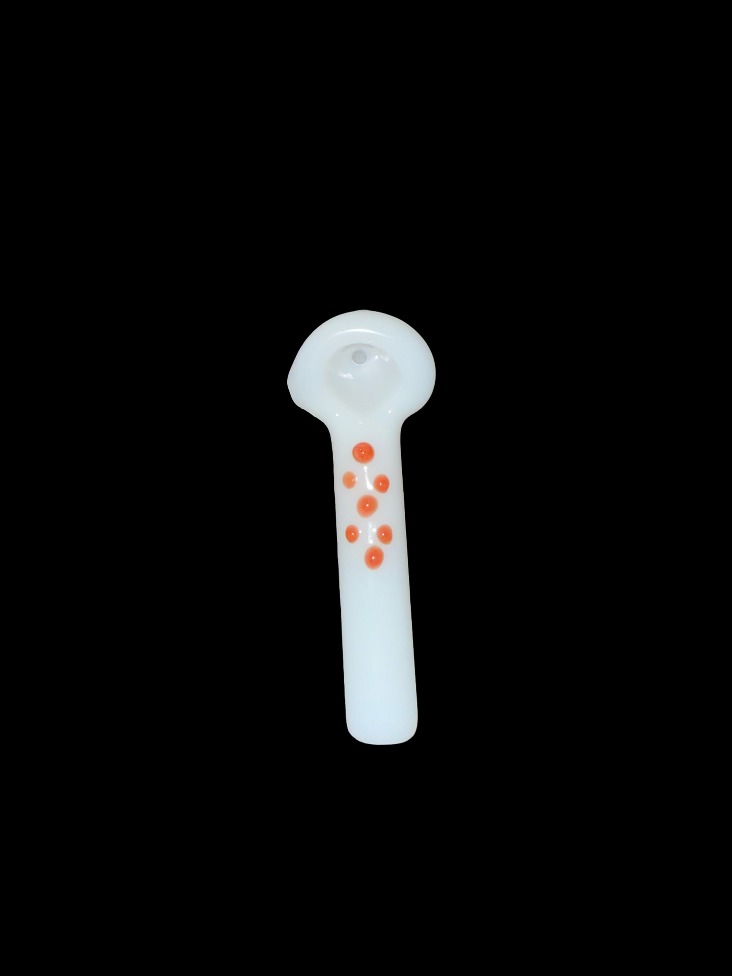 White Spoon With Color Dots