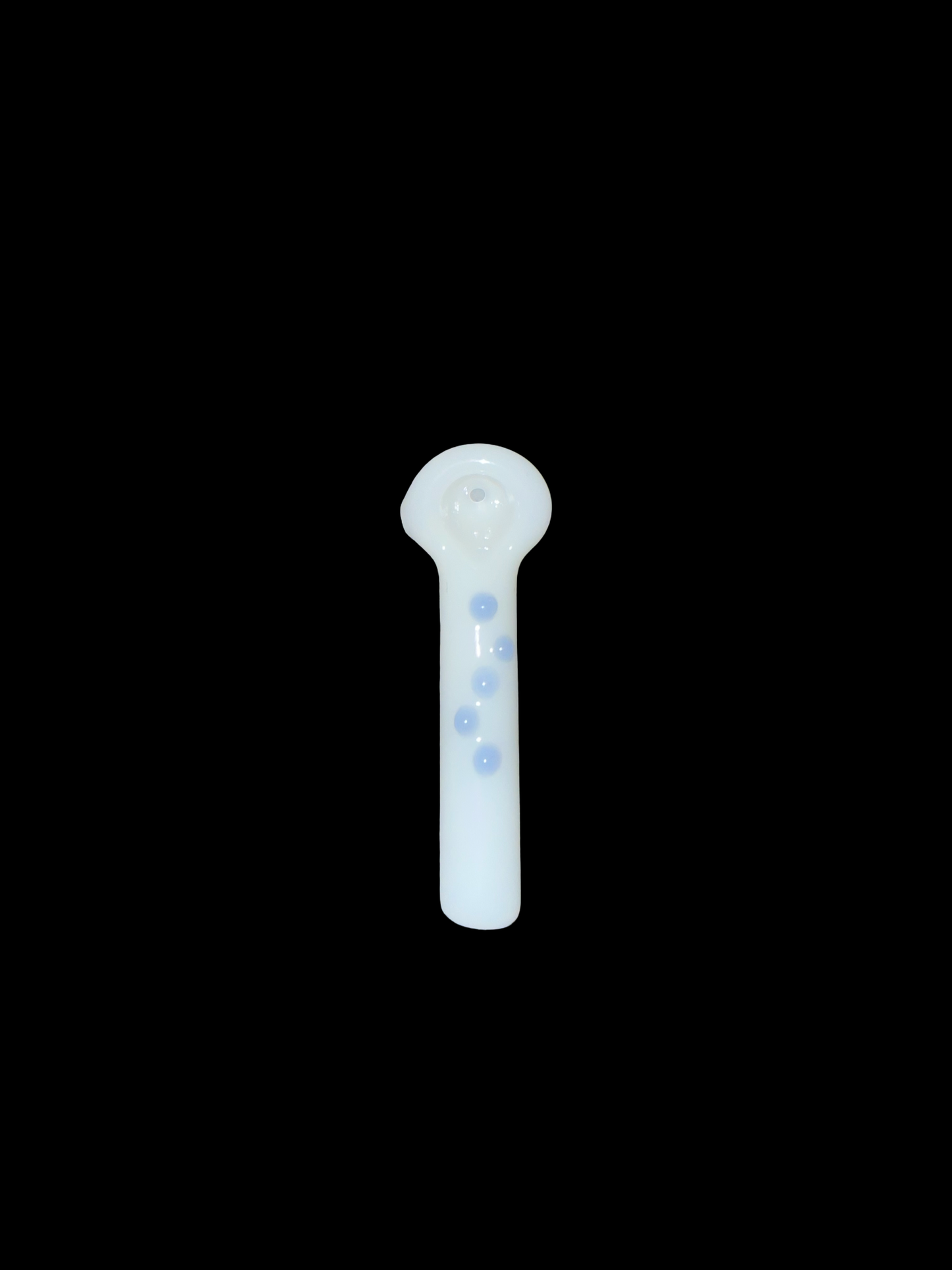 White Spoon With Color Dots