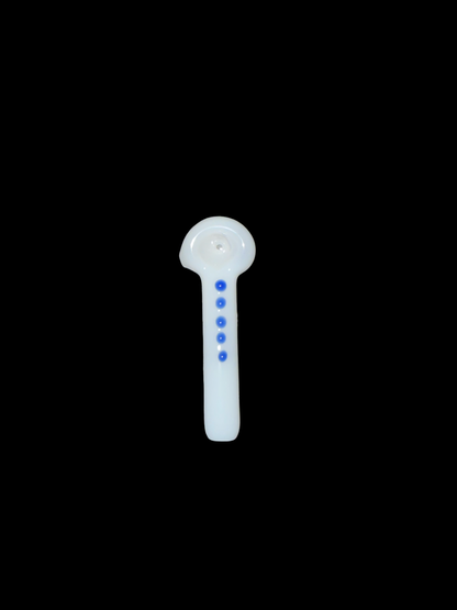 White Spoon With Color Dots