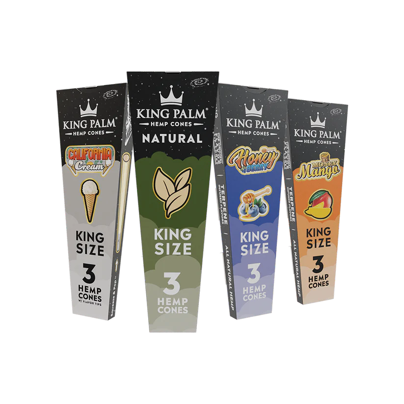 King Palm King Size Flavored Hemp Cones