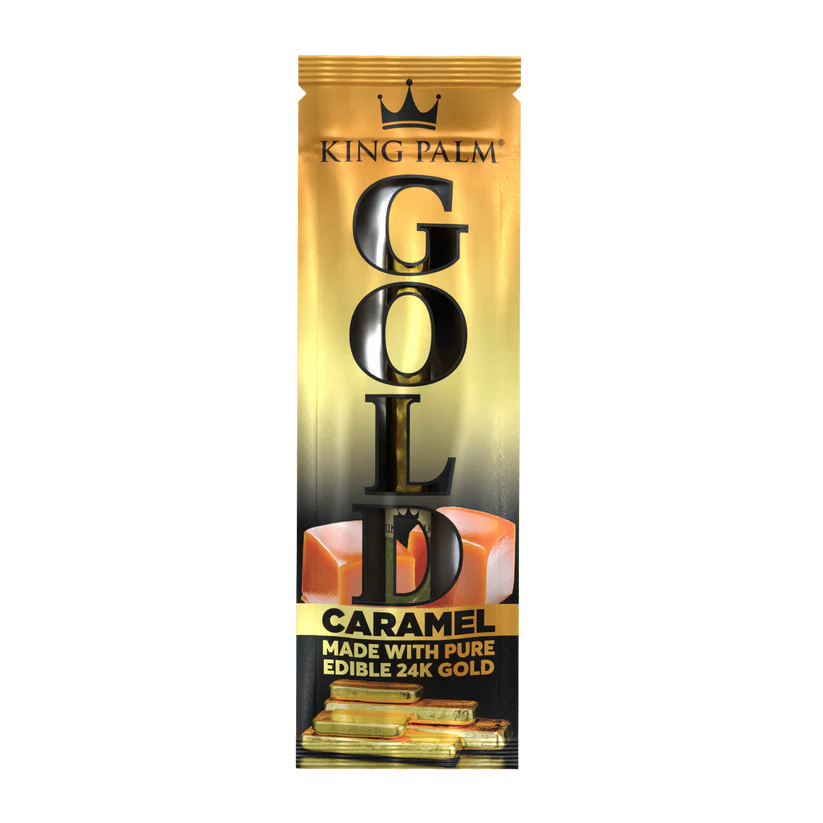 King Palm Caramel Gold Leaf Cone