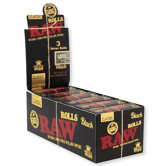 RAW Black King Size Wide Roll