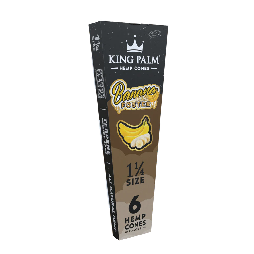 King Palm 1 1/4 Flavored Hemp Cones