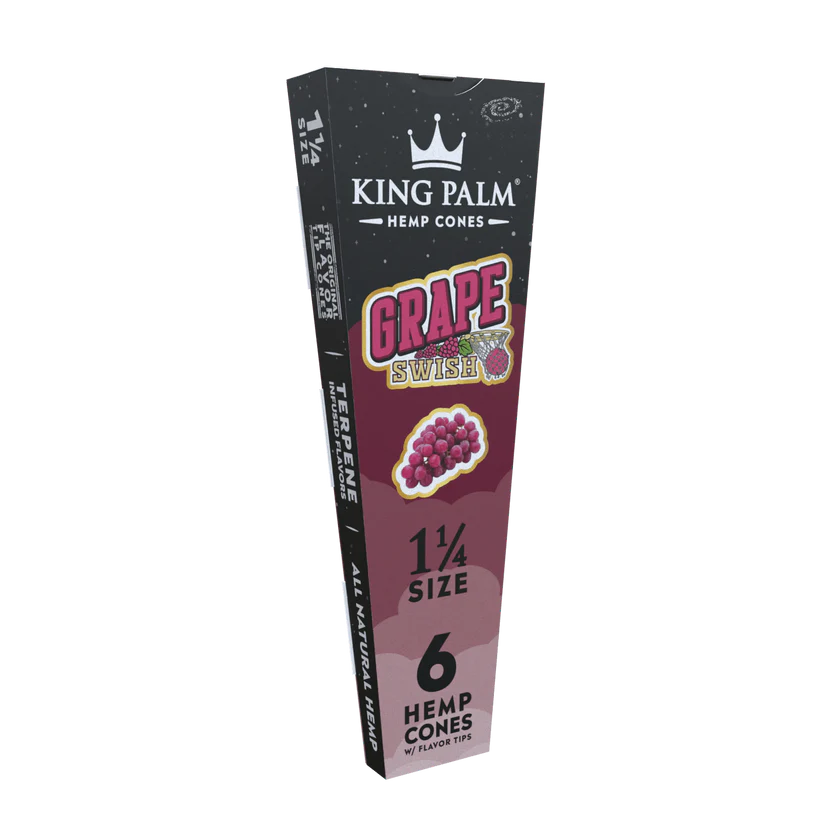King Palm 1 1/4 Flavored Hemp Cones