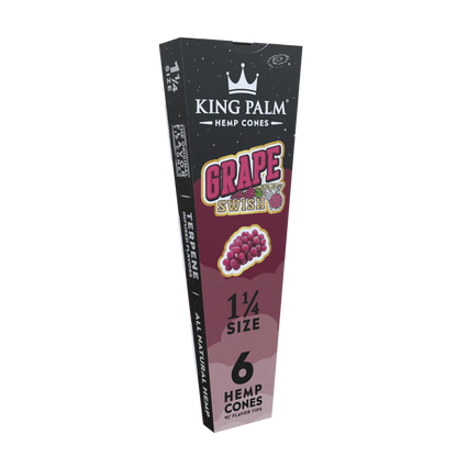King Palm 1 1/4 Flavored Hemp Cones